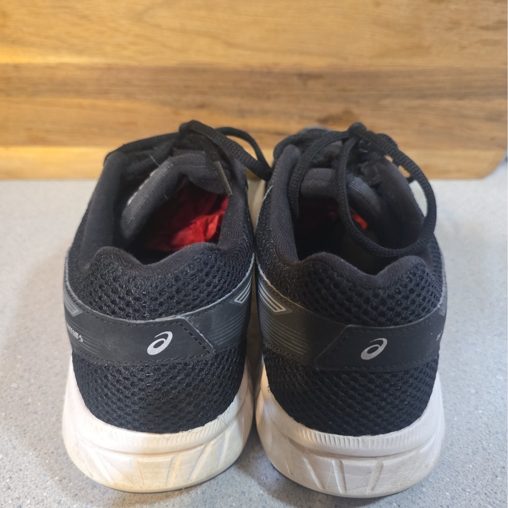 ASICS‎ GEL-Contend 5 Shoes Mens Size 8 Black Mesh Running Sneakers 1012A234 - Picture 5 of 10